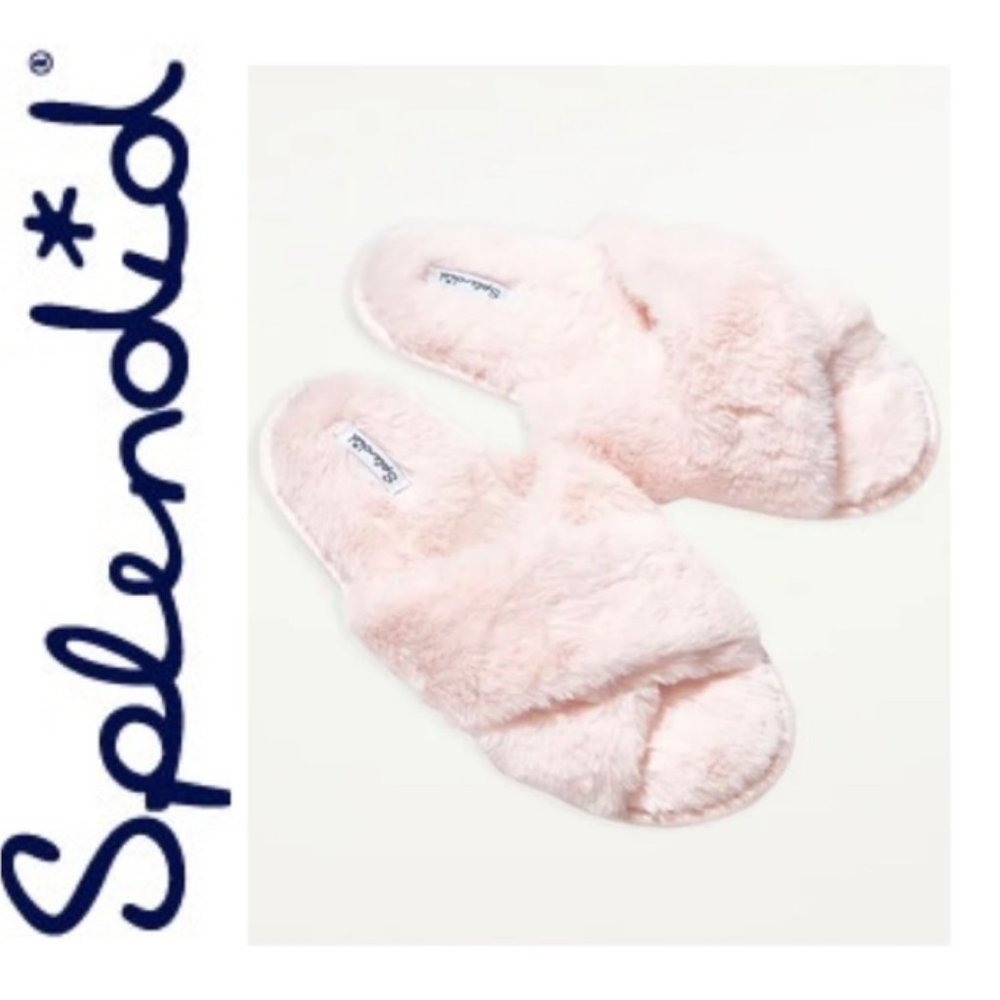 Splendid Pink House Shoes NWT